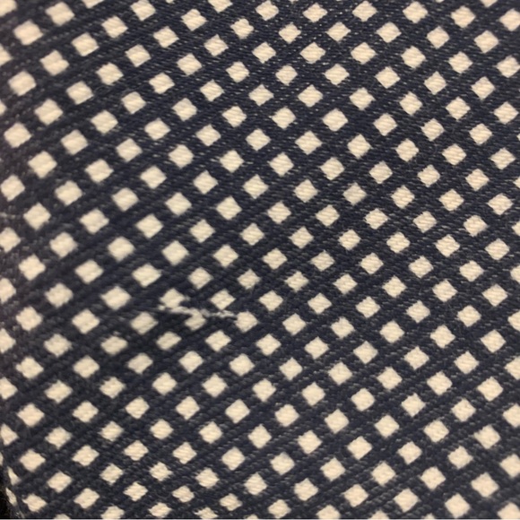 MICHAEL Michael Kors Blue Gingham
Ankle Pants Navy & White Stretch Size L !! - Picture 12 of 14